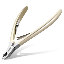 MR.GREEN Cuticle Scissors Stainless Steel Sharp Cuticle Scissors Manicure and Pedicure Tools Cuticle Trimmer for Women or Men (Nickel Pearl)