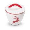 GMUNDNER KERAMIK Sugar Bowl Gourmet Diameter 9 cm Ruby Red