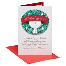 American Greetings Religious Christmas Card (I Thank God for Your Kindness)