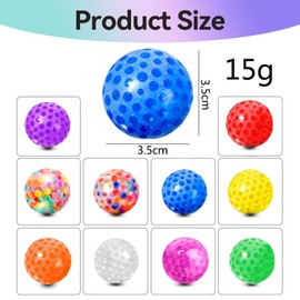 12pcs Stress Balls,3.5cm Small Squishy Toys Balls,Stuffers Anxiety Relief Set,Relieve Work Anxiety Squeeze Fidget Ball for Adults,for Classroom Prizes,Exercise Hand Flexibility,Party Favors.