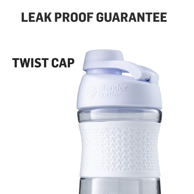 BlenderBottle SportMixer Shaker Bottle Perfect for Protein Shakes and Pre