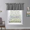 3X Valances for Kitchen Farmhouse Check Valances for Window Treatment