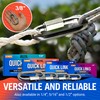 316 Stainless Steel Locking Chain Link, Threaded Quick Link Chain
