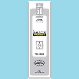 Scott or Prinz 50x215 Clear Stamp Mounts Scott # 934C