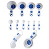 Set of 10 Piece Measuring Spoons and Measuring Cups (White