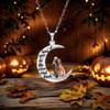 ZQAOFKC Nightmare Jewelry Sterling Silver Nightmare Necklace Nightmare Gifts Heart