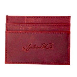 Hyndman&Co Anti Skimming Leather Wallet | Secure Card Holder | Secure Wallet for Ultimate Protection | Stylish Anti-Theft Design | Perfect for Men and Women Leather cardholder with RFID Protection