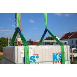 Braun 20022HB Recovery Straps 2000 kg Load 2 m in Length with Re-enforced End-Loops Green