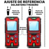 OIUBJDA Medidor de Distancia de Alta precisión,Telemetro compactas de medición,Flexometro