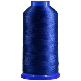 Selric [1700Yards / 26 Colors Available] Tex 70 Bonded Nylon Thread for Leather Sewing 210D/3 T70#69 Heavy Duty Upholstery thread for Leather and Other Heavy Fabric （Royal Blue）