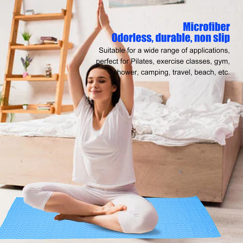 Yoga Towel Soft Microfiber Slip Resistant Sweat Absorbent Yoga Mat