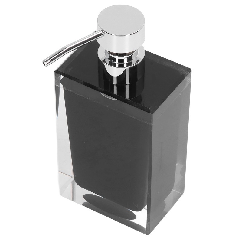 Hand Soap Dispenser Press Design Black Simple Fine Details Foaming