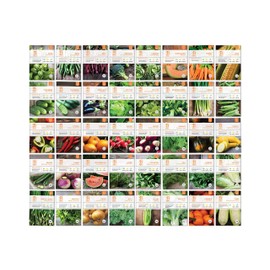 Vegetable and Herb Seeds Variety Pack for Home Garden Planting, AB