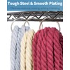 Pawfly 12 Pack Loose Leaf Binder Rings 3 Inch Smooth