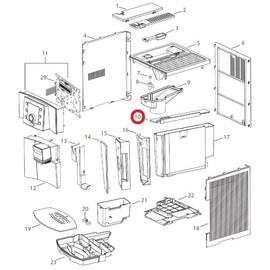 Water Container Lid Cover From Water Container Tank Jar Jug Assembly Compatible With Delonghi Coffee Machines