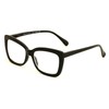 Women Big Lens Butterfly Reading Glasses - Fun Cateye Clear