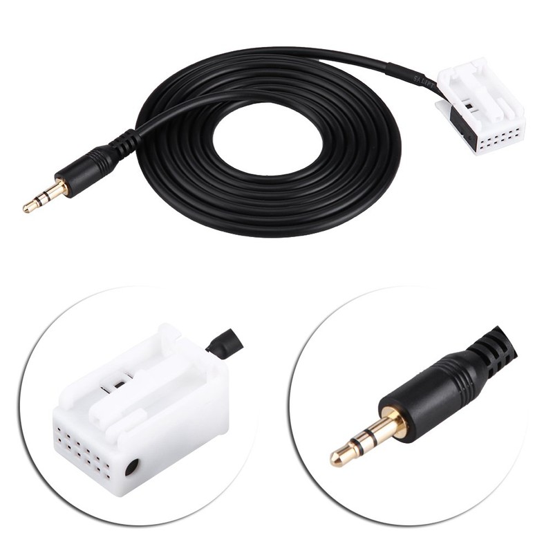 Keenso Car Aux Cable, Car Audio AUX Cable Adapter Auxiliary