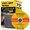 VOISEN Cut Off Wheels 4 1/2 Inch,70 PCS Angle Grinder