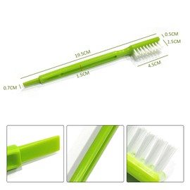 4 x Grout Brushes, Tile Cleaning Brush, Tile Grout Brush with Handle for Home and Kitchen, Window Rails, Kitchen, Seams, Floor Line