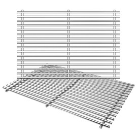 Hisencn 7639 Cooking Grates for Weber Spirit I & II 300 Series E310, E320, S310 S320, 17.3 Inch Stainless Steel Grids for Spirit 700, Genesis Silver B C, Genesis Gold B C, Genesis Platinum B C