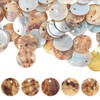 SUNNYCLUE 1 BOX 150Pcs 15MM Capiz Shell Charms Seashell Charms