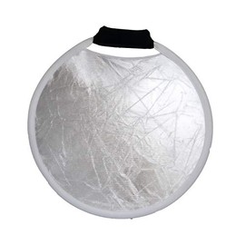 KING 819376 Grip Rest (Reversible Type), 22.0 inches (56 cm), White & Silver, For Photography, Round Reflex Board with Grip