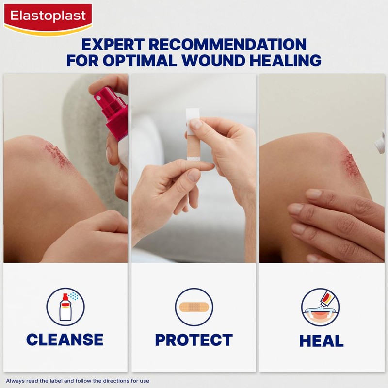 Elastoplast Extra Flexible Finger Strip Plasters (16 Pieces), Flexible and