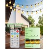FIFlying Solar String Lights Outdoor 10.45M Solar Lights for Garden
