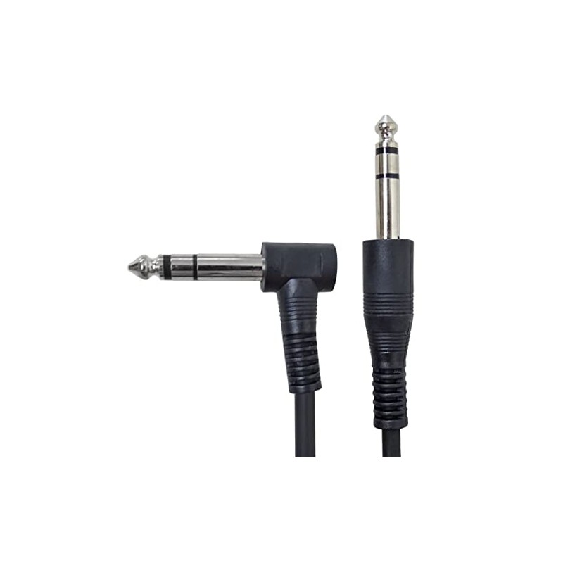 keepdrum GC-073 3 m Stereo Audio Cable Angled Plug 6.3