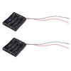 BKAEIMSTWR 8pcs AAA Battery Holder with Wires 2pcs AAA Battery