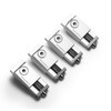 Genmitsu Upgrade Aluminum Mini Vise Clamp Toe Clamp 4PCs, High-Precision