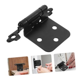 Operitacx 10Sets Self Closing Kitchen Cabinet Hinges with Screws Durable Door Hinges for Cabinet Installation for Kitchen Cabinets Wardrobes and Closets