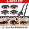 6-Piece Furniture Mover Tool Set with Lifter, Extension Bar and