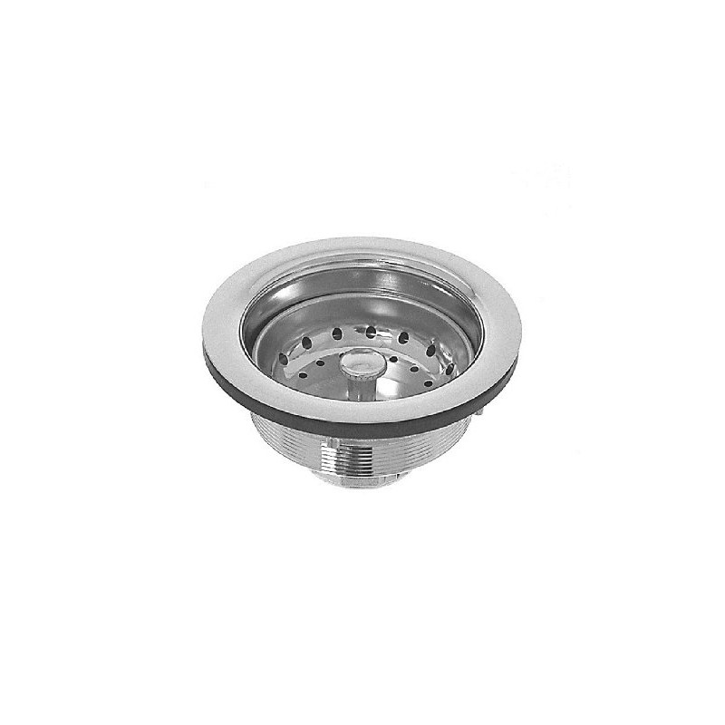 Dearborn Brass 16 Sink Basket Strainer, Brass Body w/ Stainless