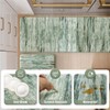 KIMODE Kitchen Mats Cushioned Anti Fatigue, Abstract Kitchen Rugs Sets