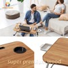 Lap Desk Bed Trays for Eating and Laptops Breakfast in
