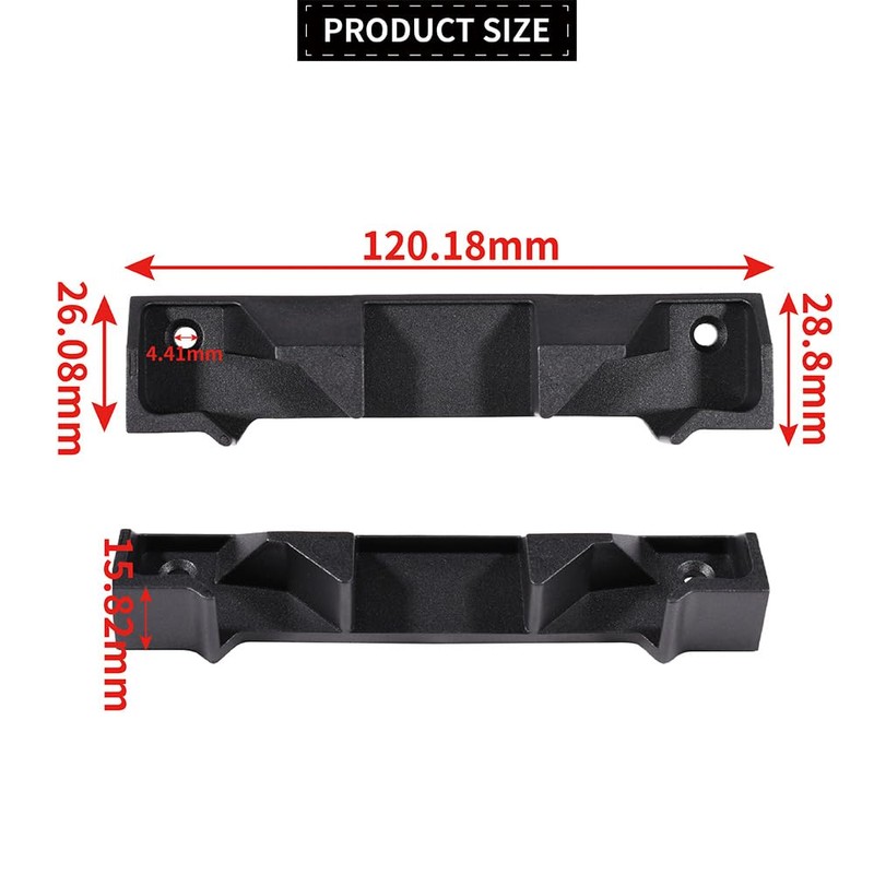 Black Lock Strike Plate Compatible with Velux Window Lock Replacement