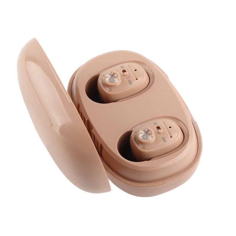 Digital Hearing Aids Rechargeable Lightweight Earbuds Hearing Amplifier with Charging