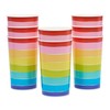 American Greetings Rainbow Party Supplies, 22 oz. Cups (8-Count)