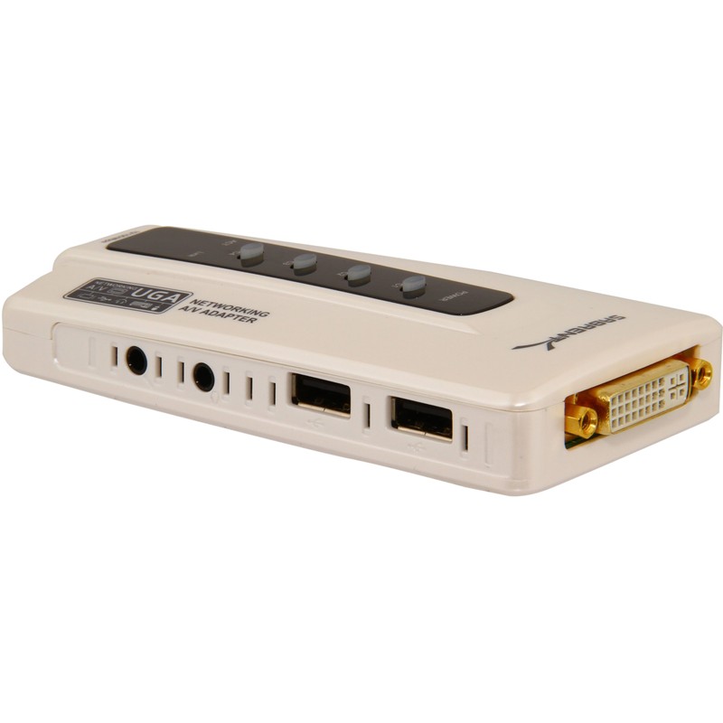 Sabrent Network Audio Video KVM Switch to DVI, PC to