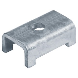 GBGS 4 Pack Square Trailer Axle Spring Seat for 2" Square Axles,Galvanized Steel,1/4" Thick Leaf Spring Perch