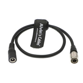 Alvin's Cables Hirose 4 Pin Male to DC Female Cable for Sound Device ZAXCOM Blackmagic