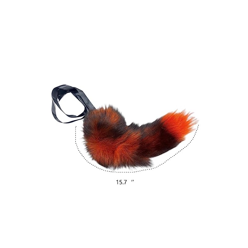 VIGVAN Wolf Ear Headband and Tail Set Fluffy Plush Wolf