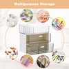 Grillix Make-up-Organizer mit Schubladen, stapelbar, aus Acryl, transparent, vielseitig verwendbar