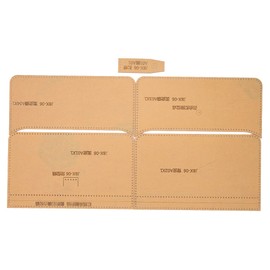 Mobile Phone Bag Acrylic Making Template Set Long Wallet Handbag Stencil Leather Craft Tool