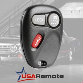 Key Fob Keyless Entry Remote with Ignition Key fits Chevy Astro Blazer S10 Silverado Suburban Tahoe/GMC Jimmy Safari Sierra Sonoma Yukon/Oldsmobile Bravada (15732803)