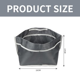 Bag Organiser, Bag Organiser Shopper with 9 Inner and Outer Pockets, Handbag Organiser, Multifunctional Bag Organiser, Shopper Practical Handbag that Holds Bags and Gifts (S)