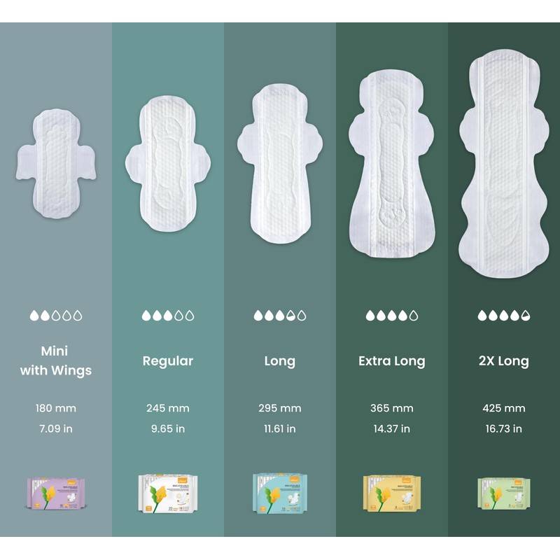 uNeat Regular with Wings Ultra-Thin Sanitary Pads for Women and