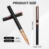 PATIKIL Advanced Metal Rollerball Pen 0.5mm Black Ink Metal Ballpoint