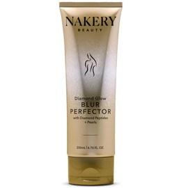 Nakery Nakery Diamond Glow Blur Perfector Face & Body Bronzer Shimmer - Illuminating Shimmer Lotion for Women Body - Hydrating Body Glow Shimmer with Diamond Peptides - Instantly Plumps & Tightens Skin